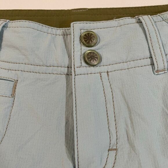 Athleta Trek Utility Shorts Women’s Size 2 – Light Blue Hiking Outdoor Quick Dry - Picture 7 of 10